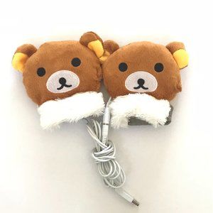 COPY - Rilakkuma Bear USB warming Gloves